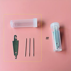 16pcs Cross Stitch Tool Stainless Steel Threader Leader Needle