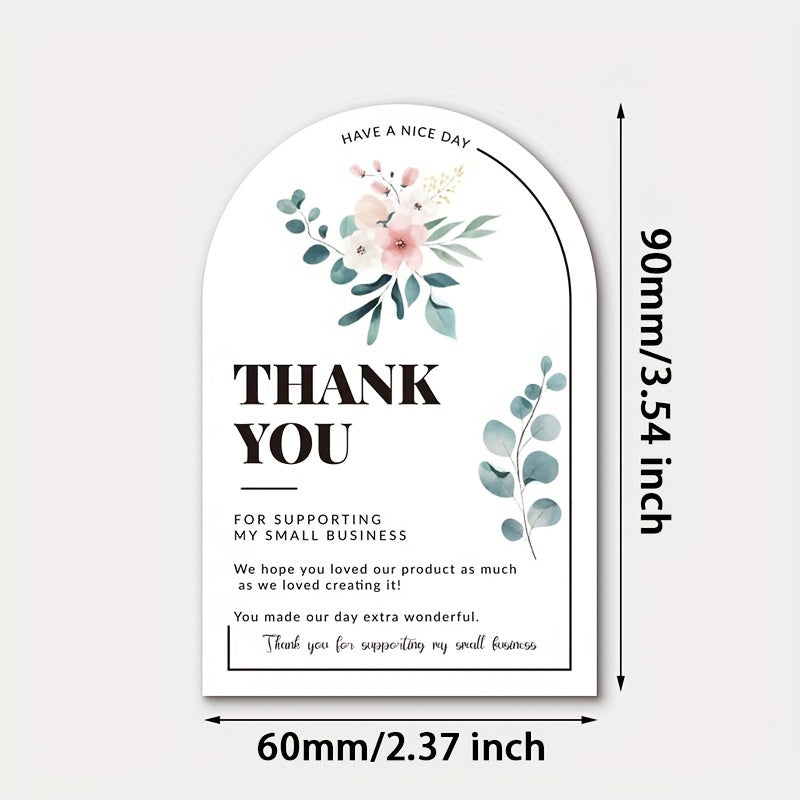30pcs Small Business Thank You Cards for Retail Shop Inserts