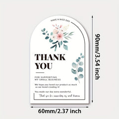 30pcs Small Business Thank You Cards for Retail Shop Inserts