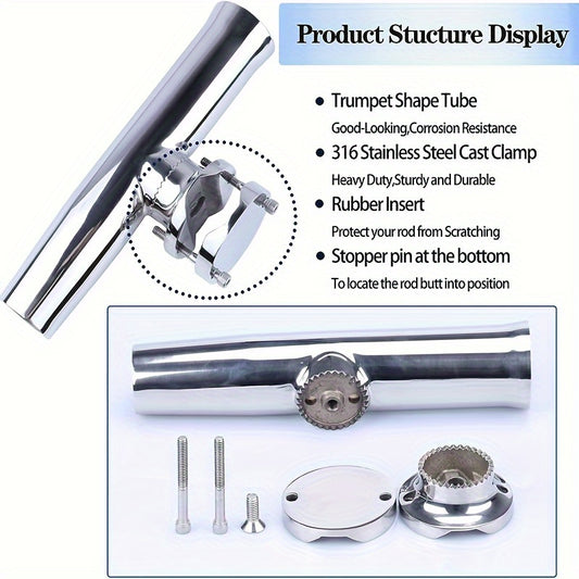 Stainless Steel Fishing Rod Holder for Boat