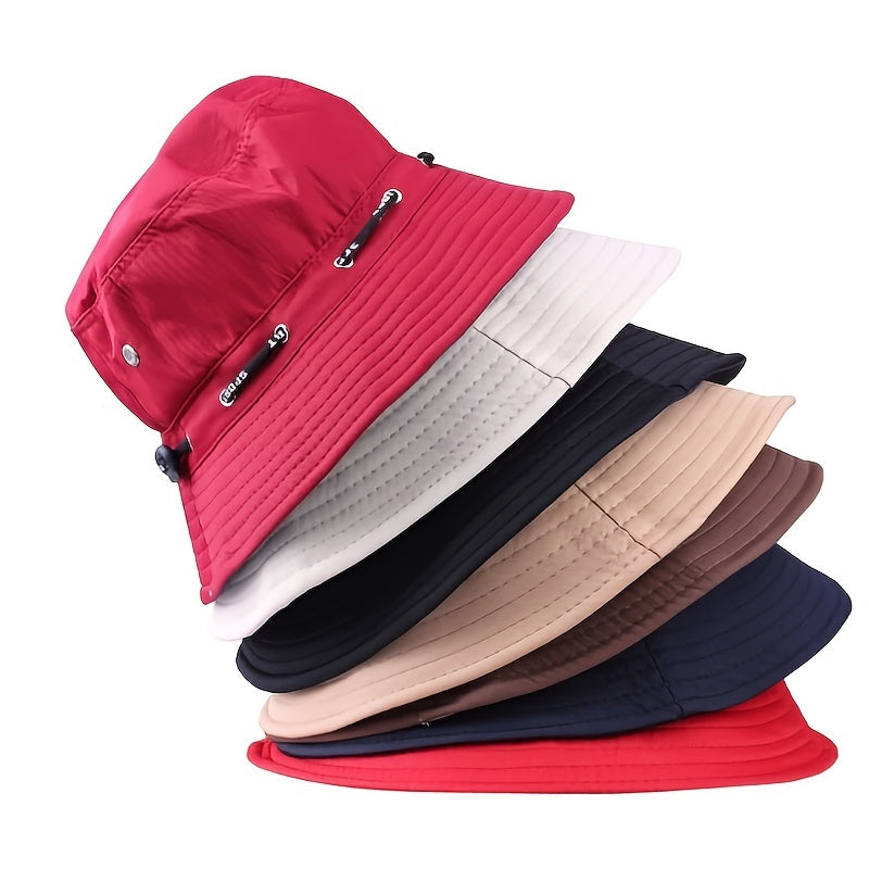 Small Brim Bucket Hat Construction Site Dustproof Breathable Hat Male Travel Top
