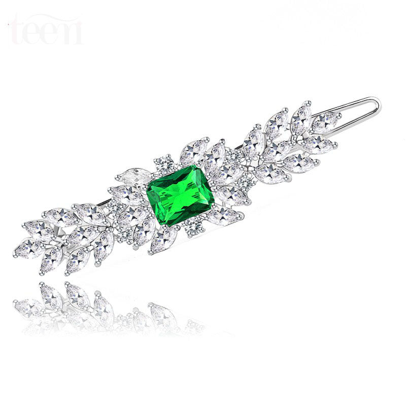 Zircon Hair Clip Side Clip Bangs Clip Head Jewelry Hair Accessories