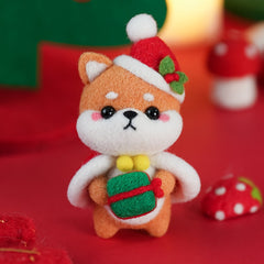 Christmas Needle Felting Kit DIY Material Pack