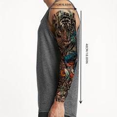 Ghost Flowers Skull Street Style Tattoo Stickers Waterproof