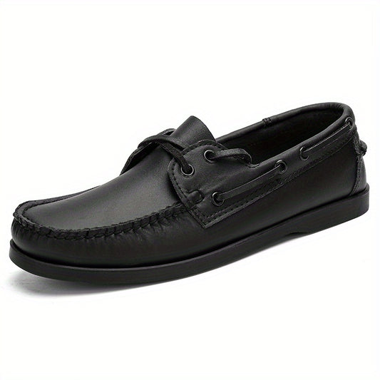 Men's Lace Up Boat Shoes Breathable Non Slip Moccasins