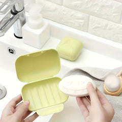 Portable Soap Storage Box Travel Soap Box With Lid Kitchen And Bathroom Supplies