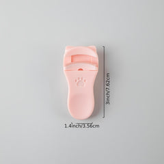 Wide Angle Eyelash Curler Paw Pattern Durable Lash Curler Portable Beauty Tool
