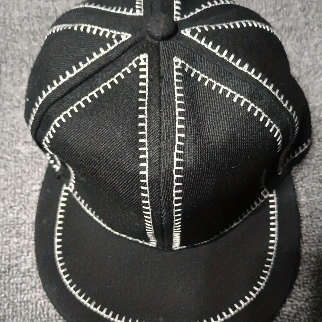Classic Rivet Hip Hop Hat Stitch Casual Baseball Cap Mens Embroidered Eagle