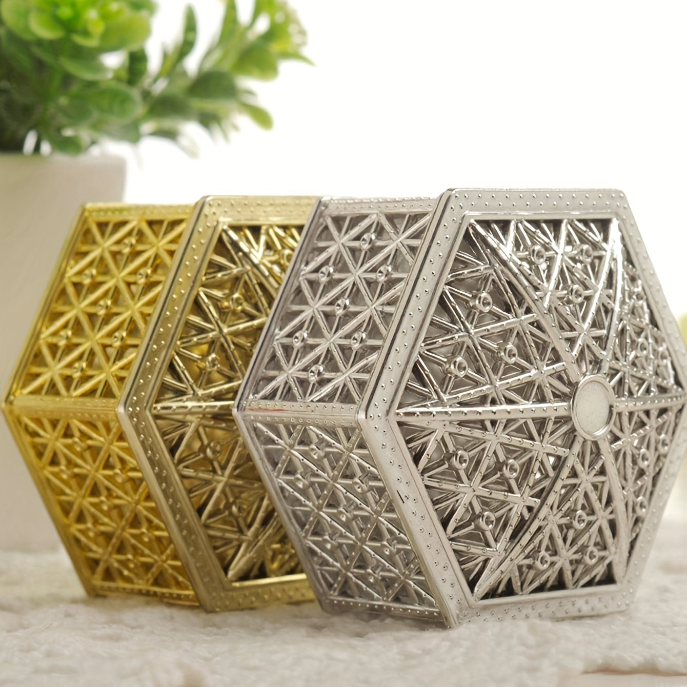 Hexagonal Candy Box Wedding Storage Party Supplies