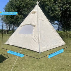 Waterproof 4 Person Camping Tent with Door & Window