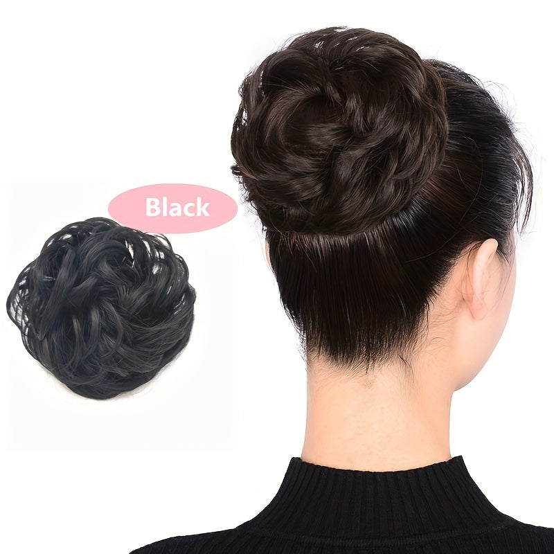 Curly Hair Bun Extension Messy Bun Hairpiece