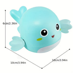 Kids Dolphin Water Spray Sprinkler Bath Toy Clockwork