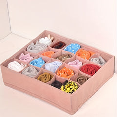 20 Grids Socks Storage Box Non-Woven Fabric Organizer