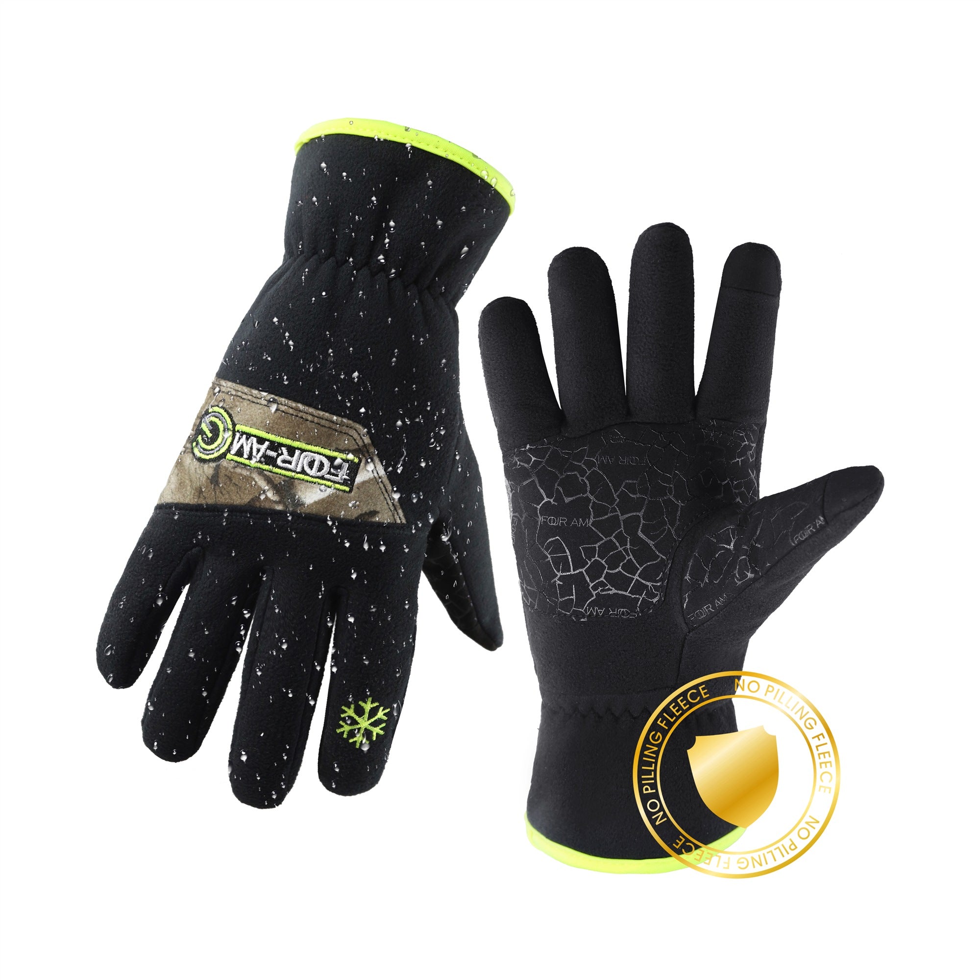 Waterproof Thermal Fleece Touchscreen Gloves for Men