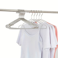 Set Of 10 304 Stainless Steel Hanger Solid Drying Hanger Coat Hangers