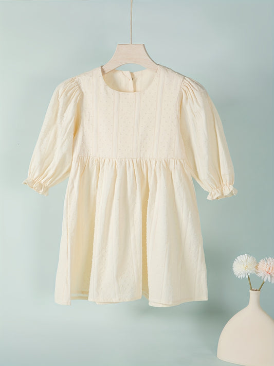 Cute Toddler Baby Girls Cotton Ruffle Dress