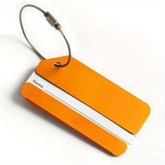 Aluminium Luggage Tag Metal Identity Card Travel Baggage Tag