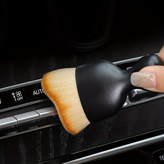 Car Soft Hair Cleaning Brush Tool Car Dust Removal Curve Brush