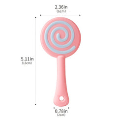 Baby Teether Lollipop Shape Silicone Toy With Storage Case