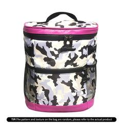 Cow Print Backpack Ice Bag Dual-purpose Thermal Preservation Picnic Lunch Bag