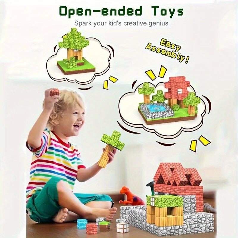 Building Blocks Toy Set DIY 3D Puzzle & Creative Home Decoration