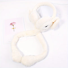 Rabbit Ears Plush Earmuffs for Women