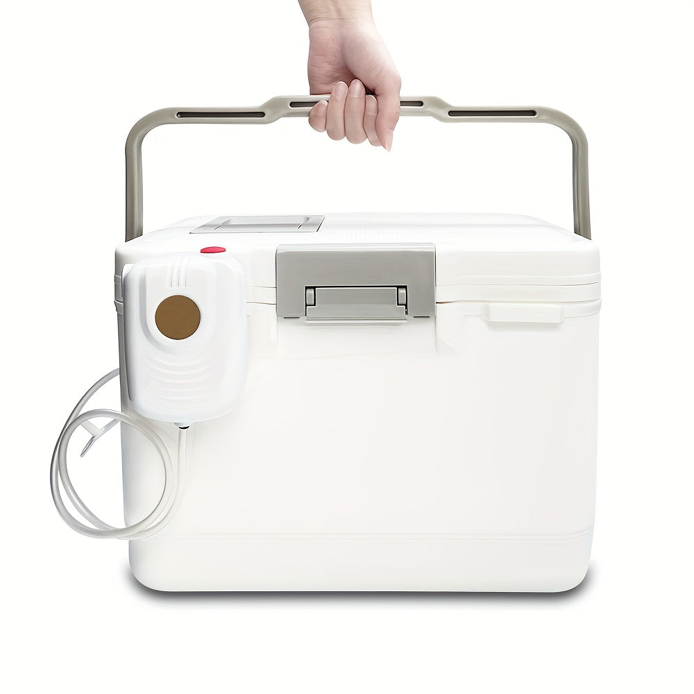 Portable Outdoor Insulated Box for Fishing with Refrigeration and Oxygenation