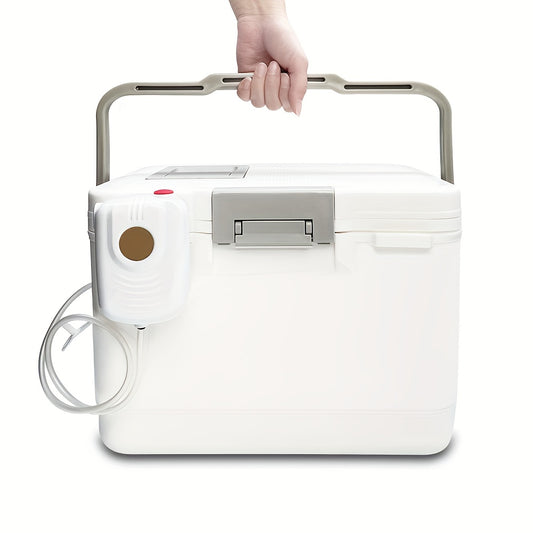 Portable Outdoor Insulated Box for Fishing with Refrigeration and Oxygenation
