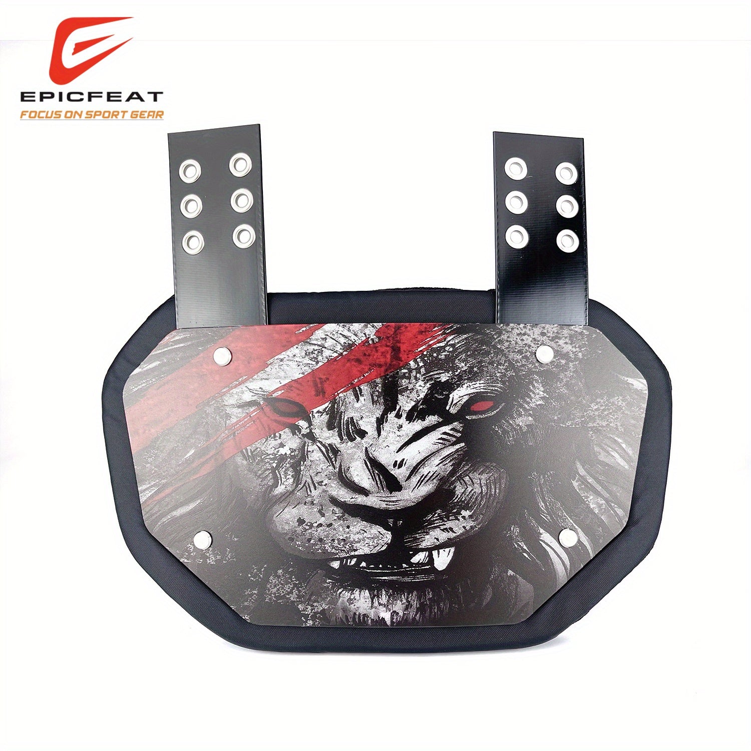 Beware Of Dog Football Back Plate Rear Back Protector