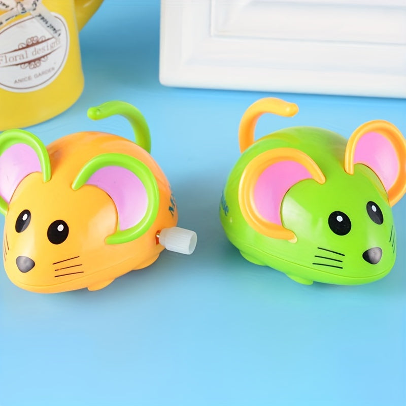 Random Wind up Mouse Toy Funny Animal Educational Toy for Kids Teens Adults