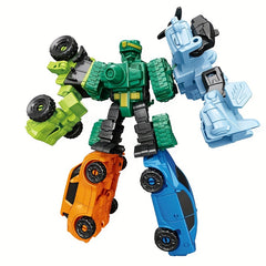 5 In 1 Transforming Toy Handicraft Model Car Shaped Collectible