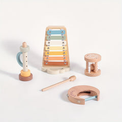 Educational Music Cloud Piano Toy Moon Shaped Drum