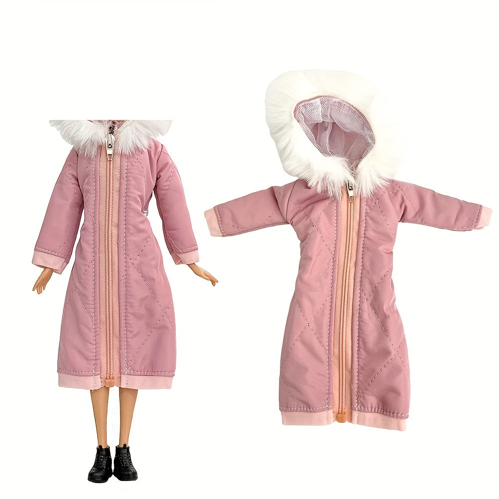Long Coat Winter Dress Warm Clothes For 1 6 Doll