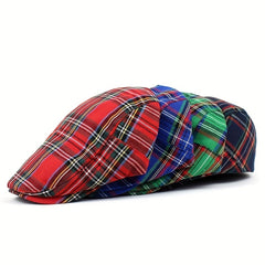 British Plaid Beret Outdoor Outing Wear Men Women