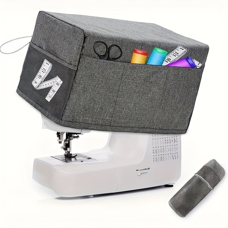 Sewing Machine Cover with 4 Pockets Dust Cover Accessories