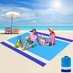 Large Beach Mat For 4 Adults Waterproof Portable Outdoor Blanket