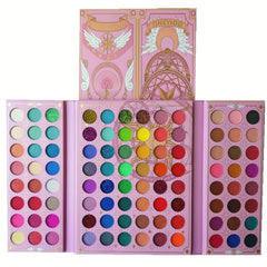 96 Colors Retro Eyeshadow Palette Pearly Matte Finish Magic Card Makeup Gift
