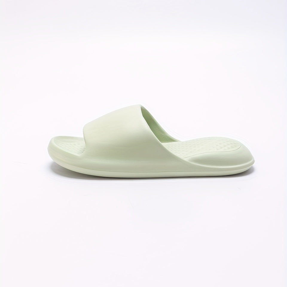 Minimalist Soft Solid Non Slip Bath Shoes Women's Home Slides