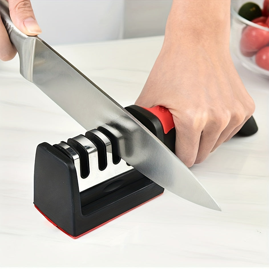 4 Level Sharpener for Food Trucks Kitchen Professional Sharpening Tool