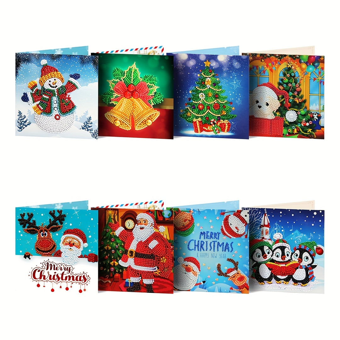 1pc Diamond Painting DIY Greeting Card Artificial Diamond Embroidery