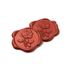 10pcs Fire Paint Wax Seal Stickers Envelope Seal Self
