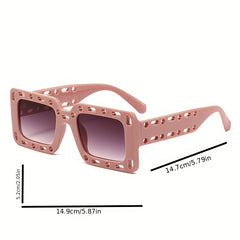 Y2K Square Sunglasses Beach Club Props Glasses UV400