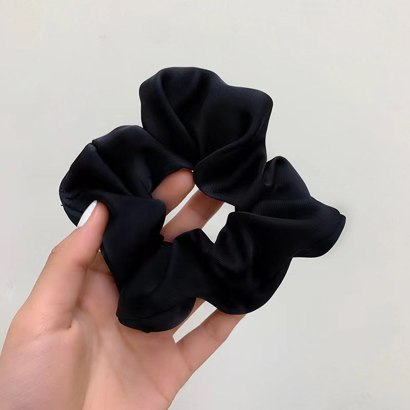 Oversize Satin Hair Scrunchies Silk No Damage Soft Scrunchy Hair Ties