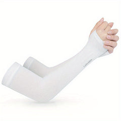 Sunproof Ice Sleeve Solid Long Gloves UV Protection