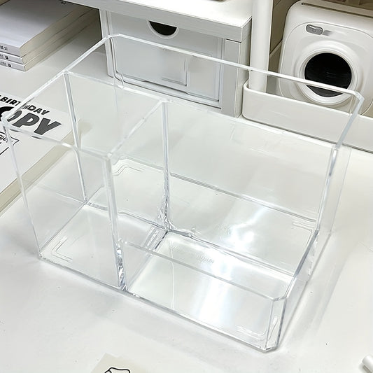 Acrylic Desktop Storage Box Office Stationery Book Organizing
