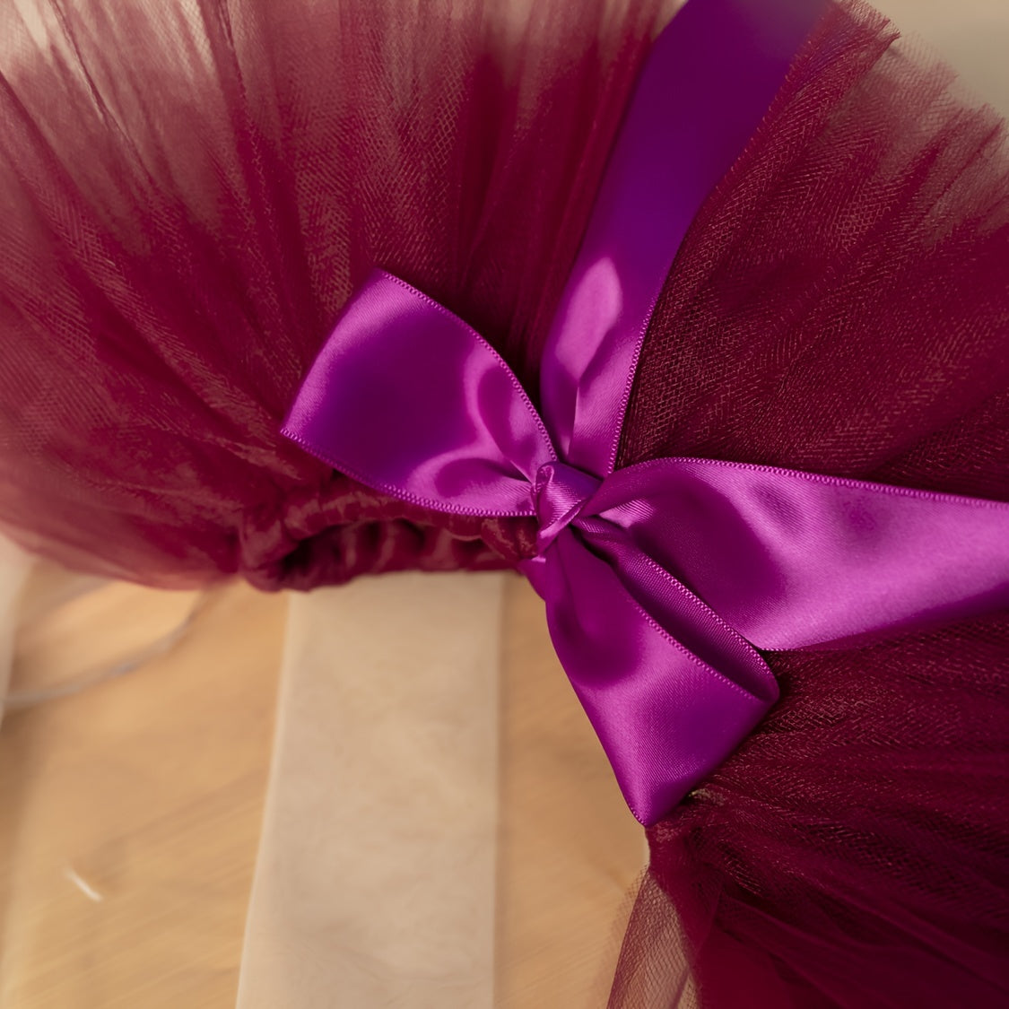 Purple Baby Ballet Tutu Skirt and Headband Set for 0-3 Years