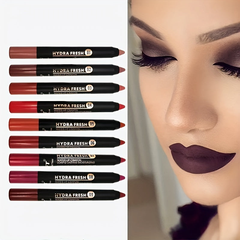 Matte Lipstick Pen Lip Liner Waterproof Long Lasting