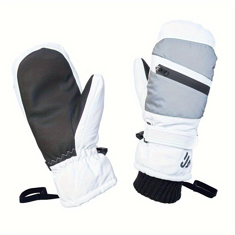 Waterproof Coldproof Windproof Gloves, Warm Thickened Touch Screen Gloves