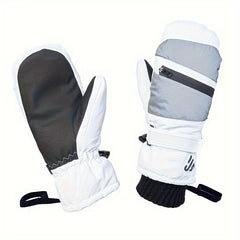 Waterproof Coldproof Windproof Gloves, Warm Thickened Touch Screen Gloves