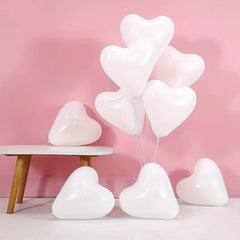 20pcs Heart Balloons Perfect For Wedding Christmas Decoration